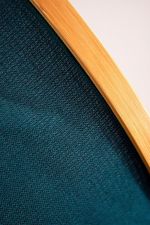 Cesta de tela y bambú