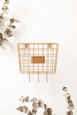 Organizador de pared de rejilla