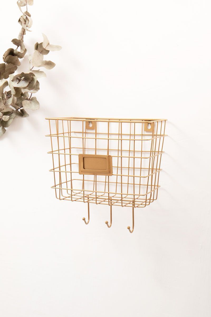 Organizador de pared de rejilla