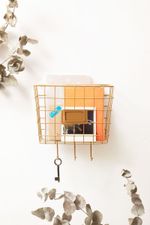 Organizador de pared de rejilla